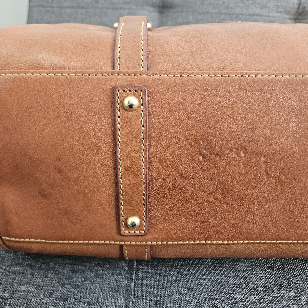 Dooney & Bourke Brown Satchel - Picture 5 of 10